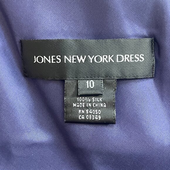 Jones New York Vintage Silk Dress, Size 10 - Picture 5 of 12
